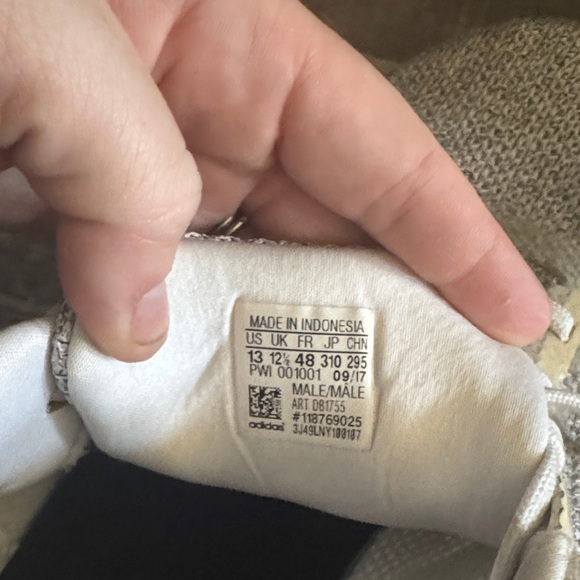 adidas Gray and White Athletic Shoes - Picture 5 of 7